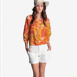 Trina Turk for Banana Republic Popover Blouse